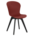 Стул ЛОФТ с деревянными ножками Бордовый 13760