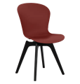 Стул ЛОФТ с деревянными ножками крутящийся Бордовый 13768