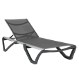 Шезлонг МОДЕРН антрацит с тканью антрацит 13843