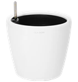 Кашпо круглое ДЕЛЮКС белое 16 литров 13903