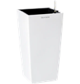 Кашпо квадратное ДЕЛЮКС ЛОНГ белое 80 литров 13908