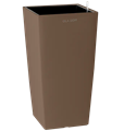 Кашпо квадратное ДЕЛЮКС ЛОНГ мокко 80 литров 13910