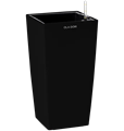 Кашпо квадратное ДЕЛЮКС ЛОНГ черное 80 литров 13912