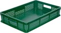 Ящик Дигрус 600х400х120 мм дно сплош.стенки перф.с ручками зеленый Я-60.40.12-ссПрЗ/Д Я-60.40.12-ссПрЗ/Д