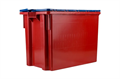 Ящик Дигрус п/э сплошной 600х400х400 красный с синей крышкой Я/СПЛ-6440-КР-КРСКР/Д Я/СПЛ-6440-КР-КРСКР/Д
