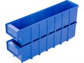 Дигрус Ящик сплошной складской 400х92х100 мм, объем 3.68 л., синий ЯСк-4091-Син/Д ЯСк-4091-Син/Д