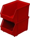 Дигрус Ящик сплошной складской 500х310х183 мм, объем 28.37 л., красный ЯС-5318-К/Д ЯС-5318-К/Д