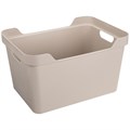 Дигрус Ящик для хранения сплошной 380х276х220, объем 18л, бежевый ЯС-Дел38.27.22-Б/Д ЯС-Дел38.27.22-Б/Д