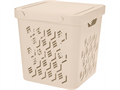 Дигрус Ящик для хранения перфорированный 286х286х286, объем 18л, бежевый ЯП-Дел28.28.28-Б/Д ЯП-Дел28.28.28-Б/Д