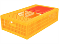 Дигрус Ящик перфорированный для перевозки птицы 970х570х270, без крышки, жёлтый  ЯП-9527-Ж/Д ЯП-9527-Ж/Д