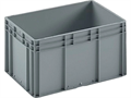 Дигрус Пластиковый ящик(евроконтейнер) 600х400х320 серый, с усиленным дном ЯС-EC6432.4-С/Д ЯС-EC6432.4-С/Д