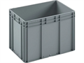 Дигрус Пластиковый ящик(евроконтейнер) 600х400х420 серый, с гладким дном ЯС-EC6442-С/Д ЯС-EC6442-С/Д