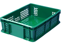 Дигрус Ящик 400х300х120 мм, сплошное дно, перфорированные стенки, зелёный ЯП-4312-З/Д ЯП-4312-З/Д