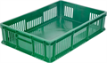 Дигрус Ящик 600×400×140 мм перфорированный зелёный (без ручек) ЯП-6414-БРЗ/Д ЯП-6414-БРЗ/Д