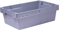 Дигрус Ящик пластиковый сплошной 490х300х160 мм, объем 23.52 л., серый. ЯПС-49316ФБ-С/Д ЯПС-49316ФБ-С/Д
