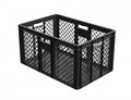 Дигрус Пластиковый ящик 600х400х320 перфорированный, черный ЯП-ЕС6432-Ч/Д ЯП-ЕС6432-Ч/Д